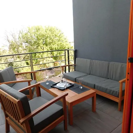 公寓 T3 Standing, Vue Mer, Piscine, Climatisation, Parking 昂蒂布